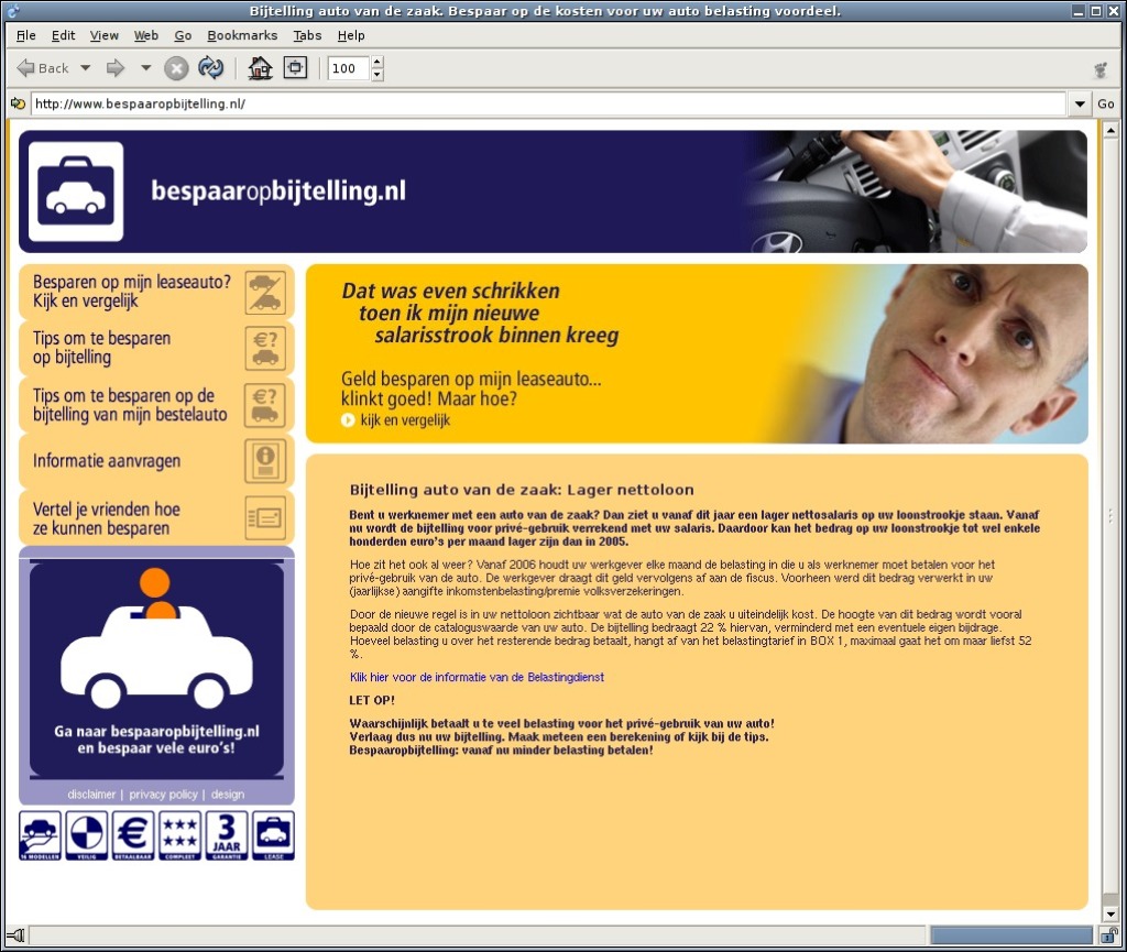 Bespaar op de bijtelling