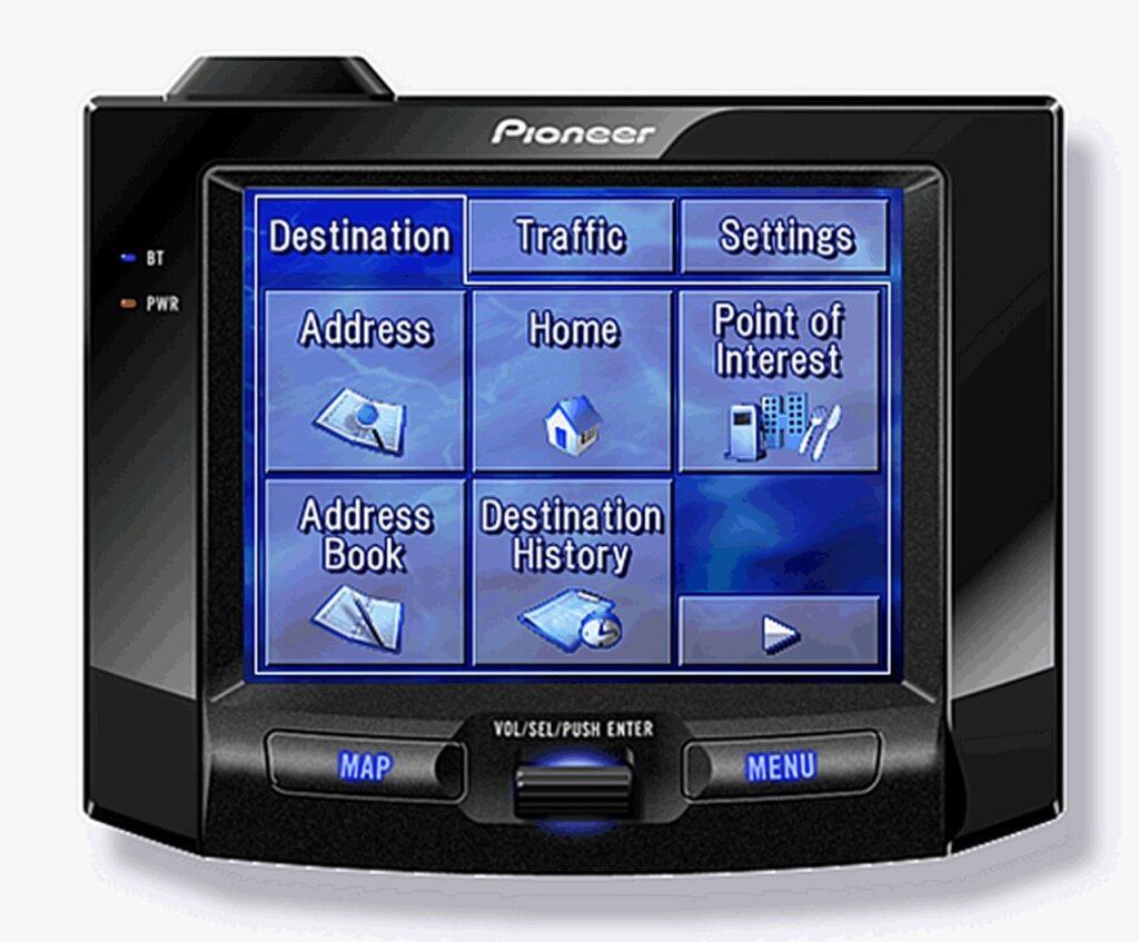 Pioneer navigatie