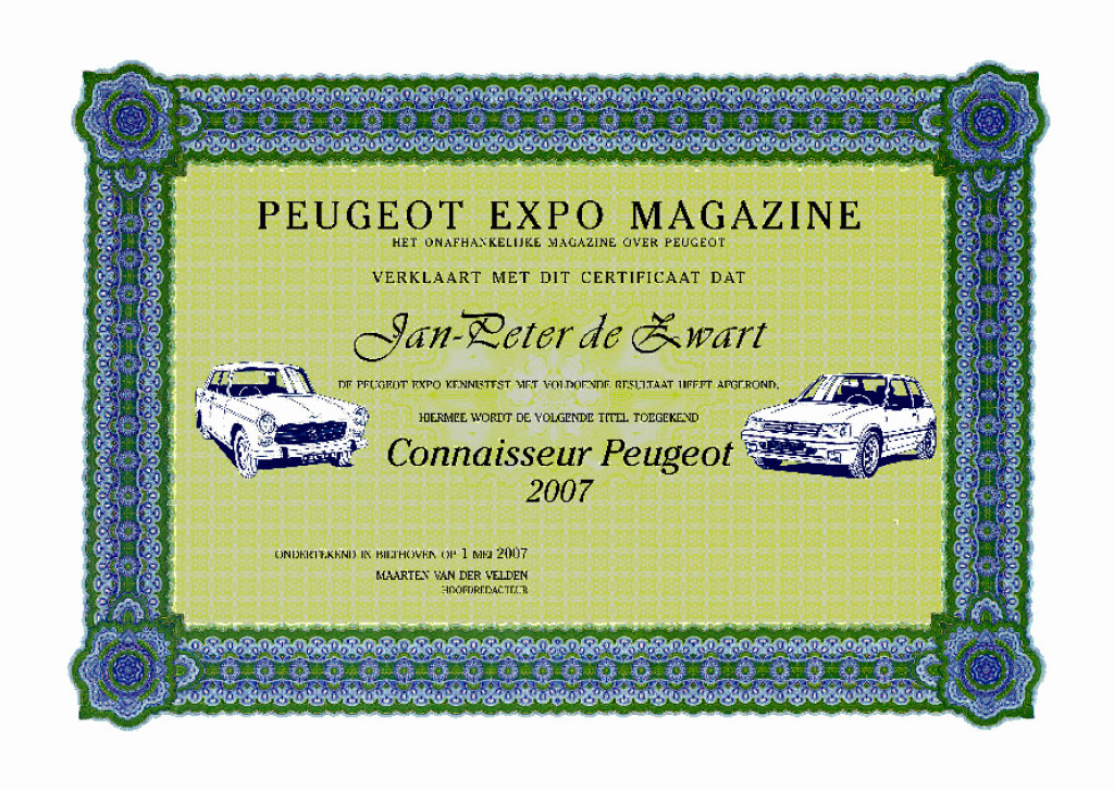Peugeot Expo Magazine