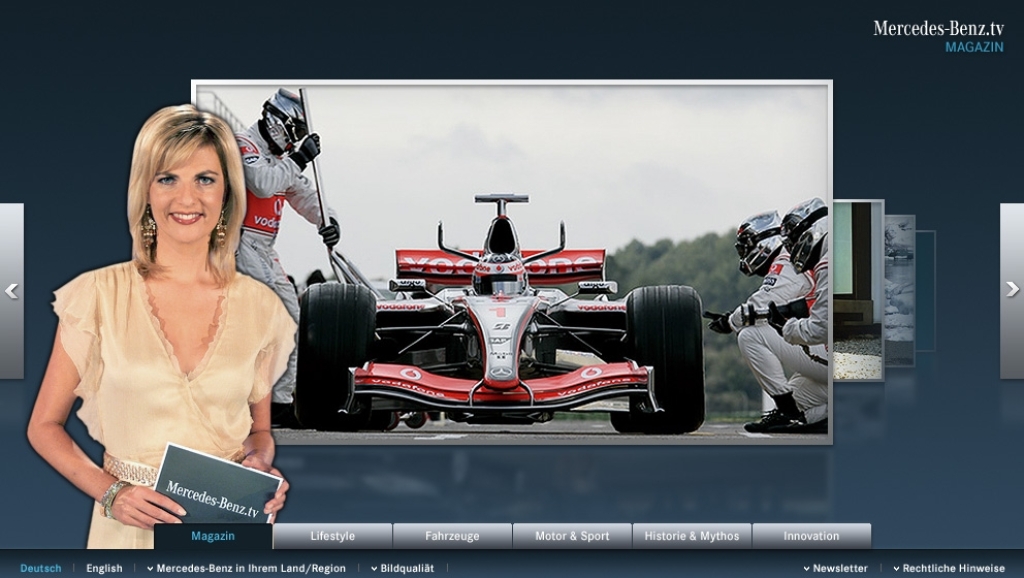 Mercedes-Benz Internet TV