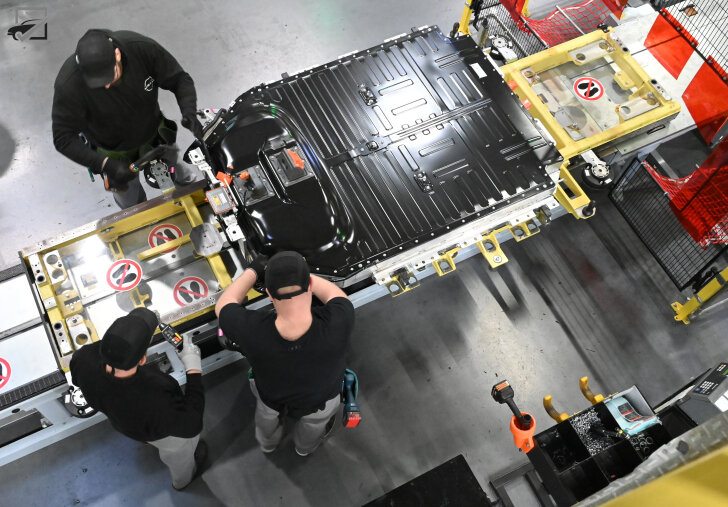 Productie Nissan Leaf (Nissan Leaf battery pack)