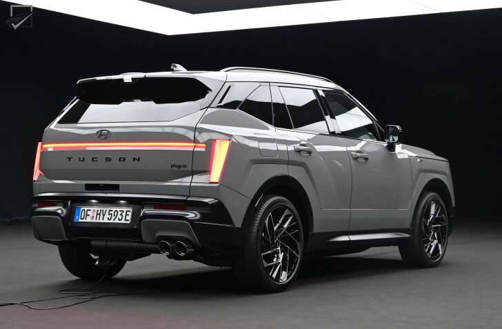 Hyundai Tucson Schuin achter