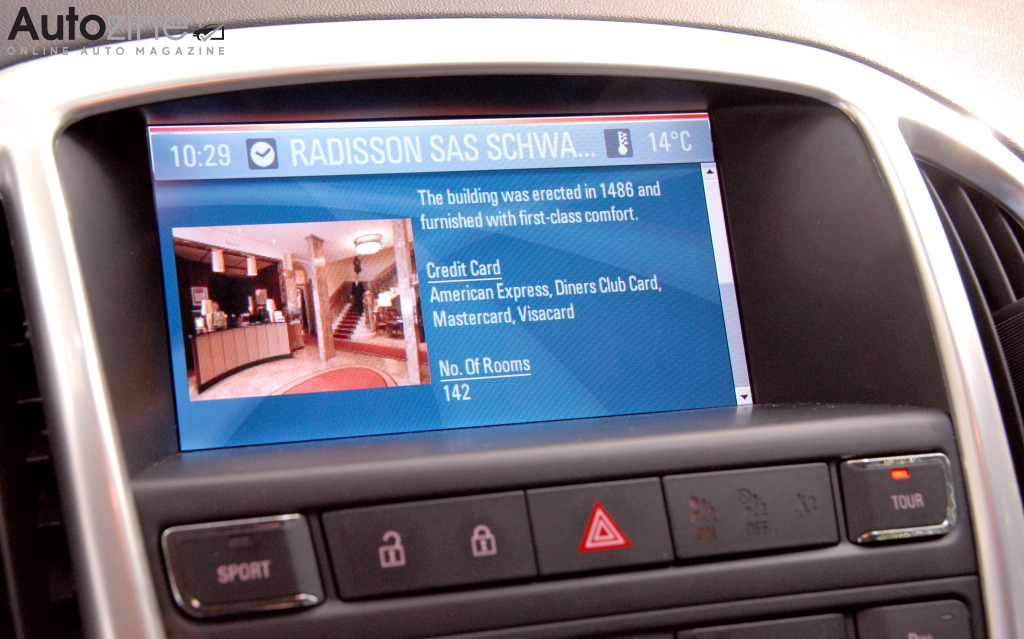 Opel Astra (2009 - 2015) (Navigatiesysteem met reisgids)