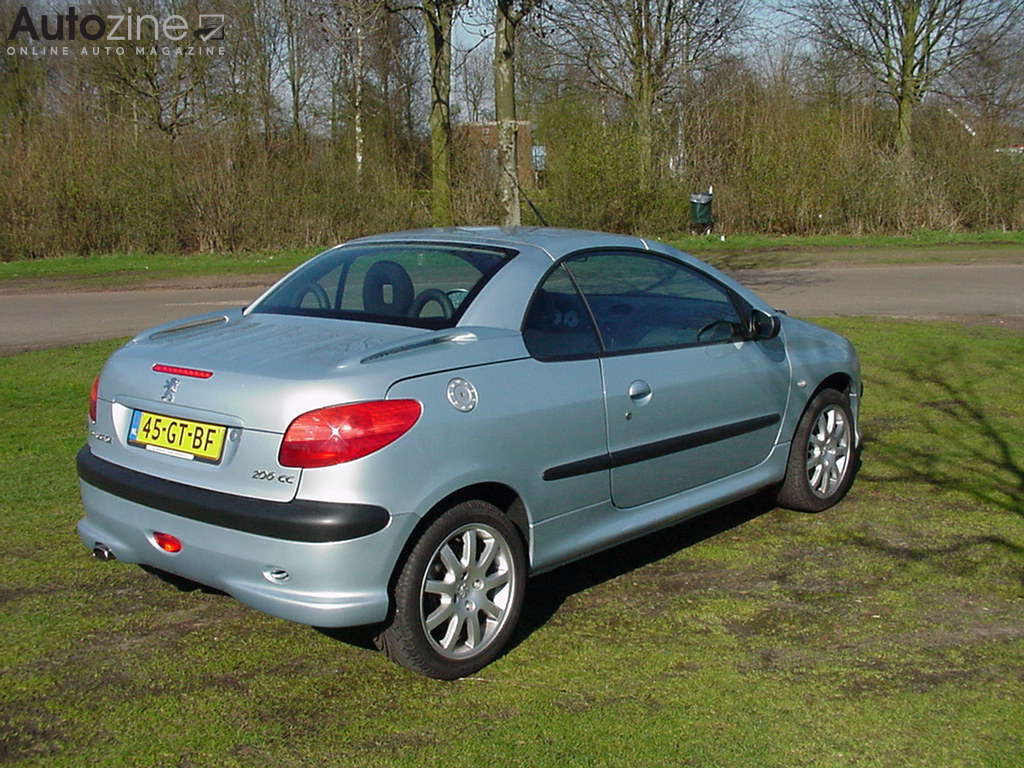Peugeot 206 CC (Schuin achter)