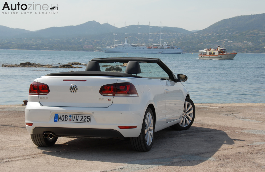 Volkswagen Golf Cabrio (Driekwart achter)