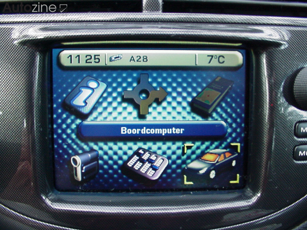 Peugeot 607 (Boordcomputer hoofdmenu)