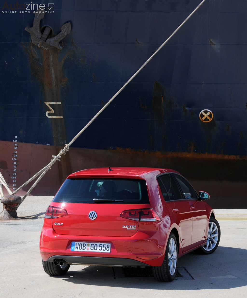 Volkswagen Golf VII (Driekwart achter hoog)