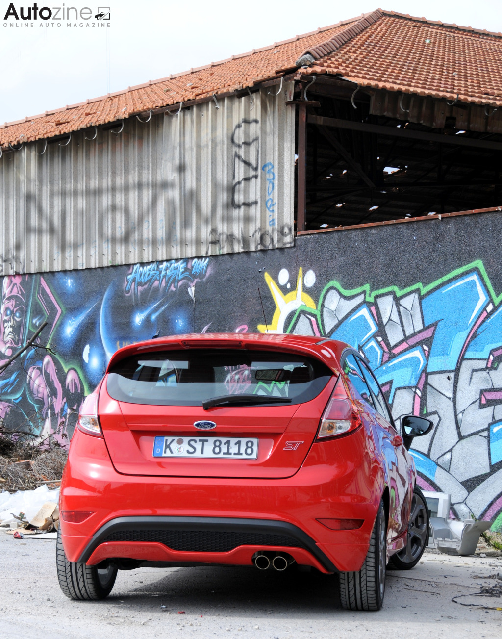 Ford Fiesta ST (Driekwart achter hoog)