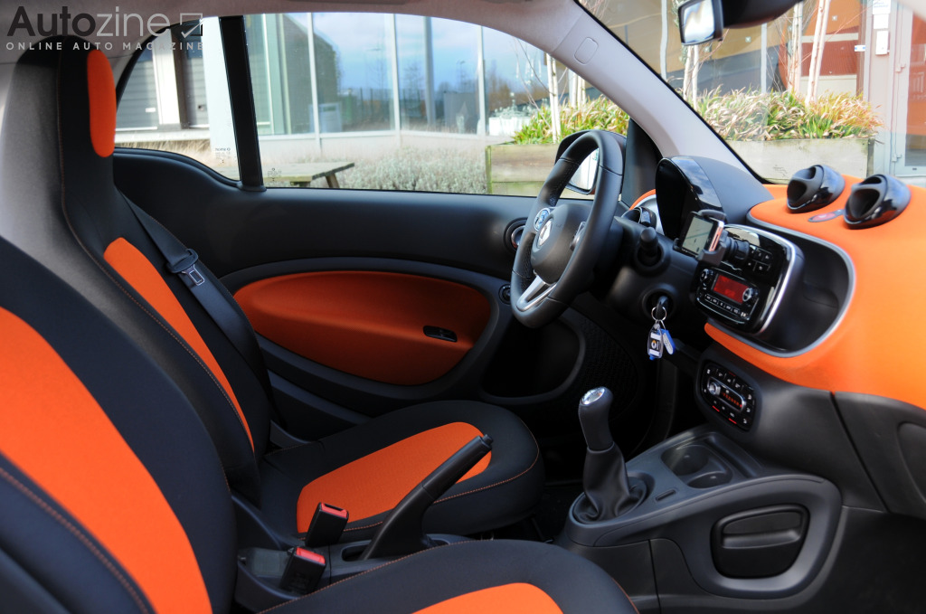 Smart ForTwo (Interieur doorkijk)
