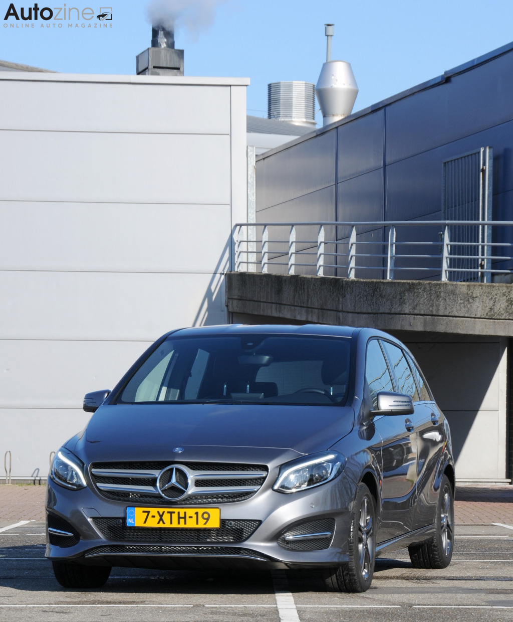 Mercedes-Benz B-Klasse (2011 - 2018) (Schuin voor hoog)