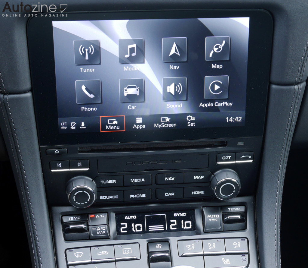 Porsche 718 Boxster (Infotainment)