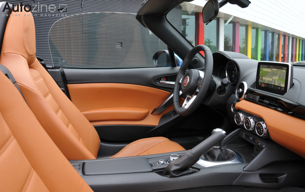 Fiat 124 Spider (Interieur doorkijk)