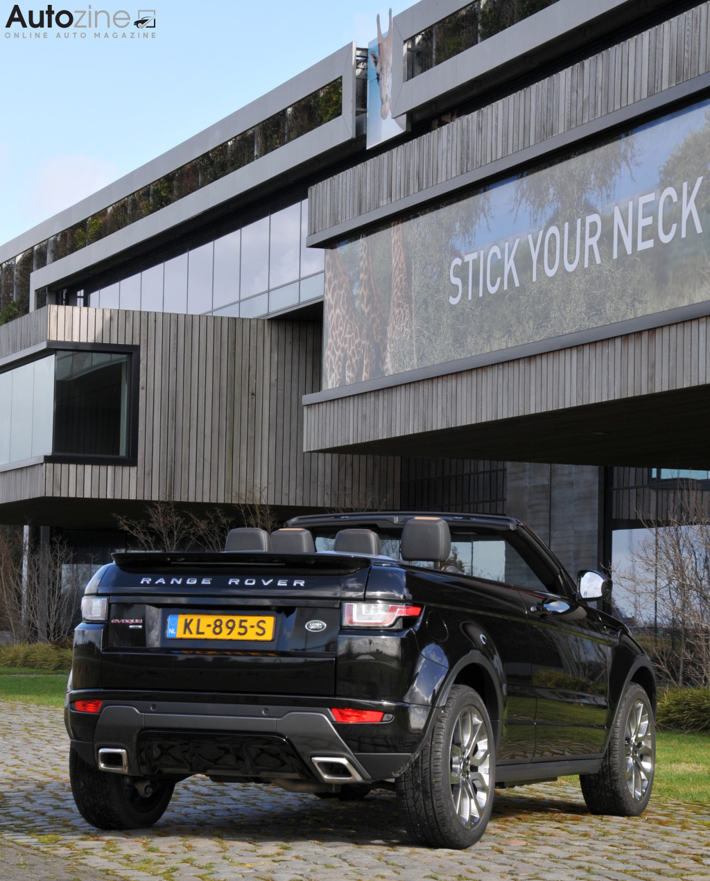Range Rover Evoque Convertibe (Schuin achter hoog)