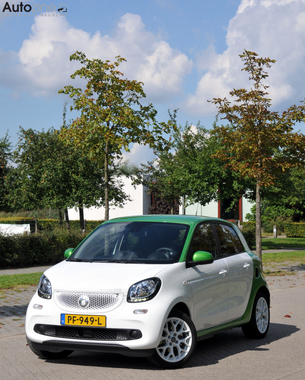 Smart ForFour Electric Drive (Driekwart voor hoog)