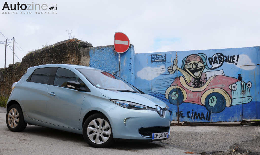 Handleiding voor elektrisch laden (Renault Zoe schuin voor)