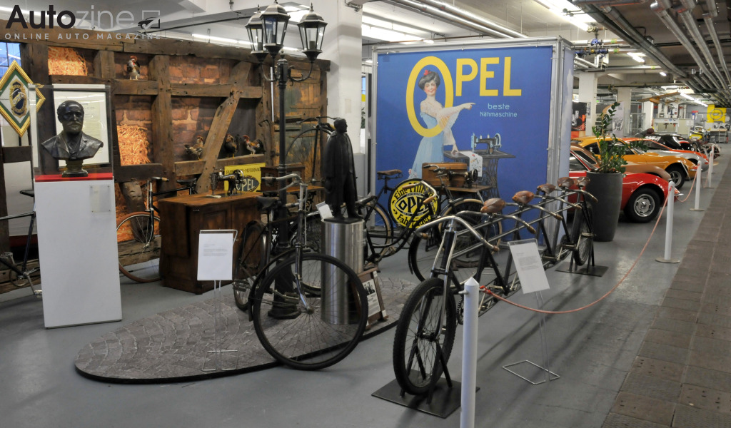 Opel-museum (Opel fietsen en naaimachines)