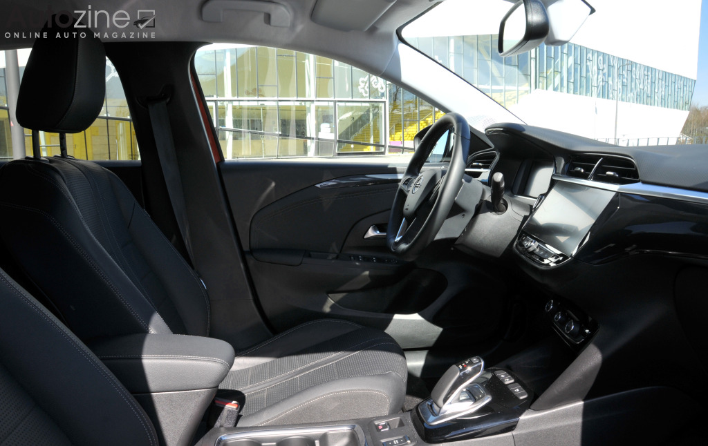 Opel Corsa-e (Interieur doorkijk)