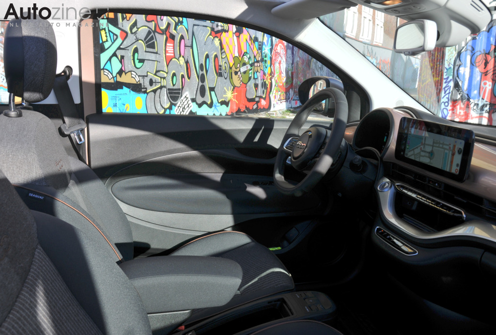 Fiat 500 Electric (Interieur doorkijk)