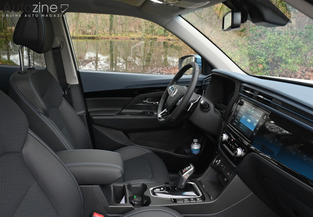 SsangYong Korando e-Motion (Interieur doorkijk)