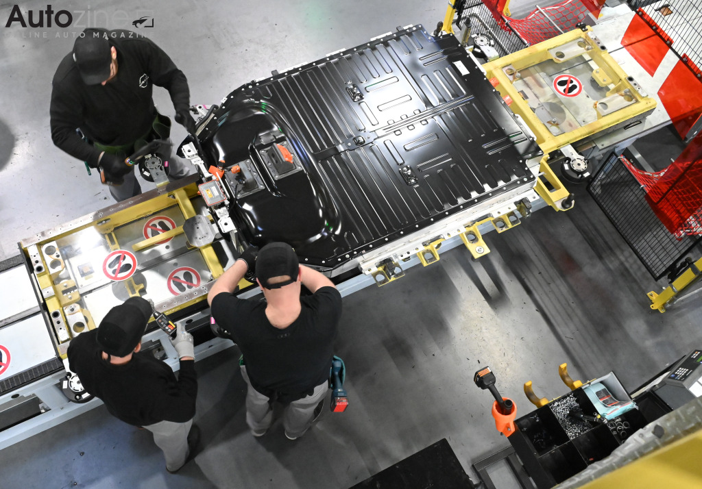 Productie Nissan Leaf (Nissan Leaf battery pack)