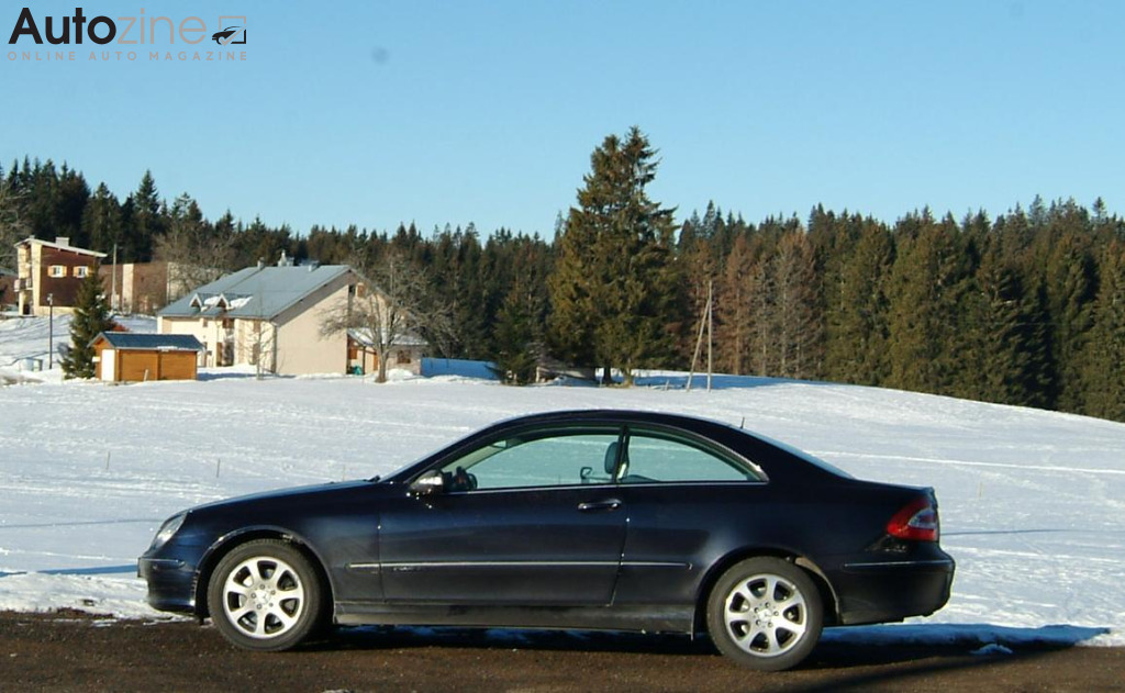 Mercedes-Benz CLK Coupe (Zijkant)