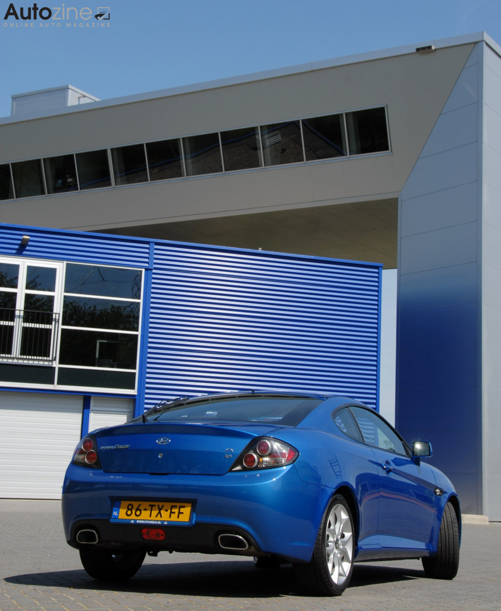 Hyundai Coupe (Driekwart achter hoog)